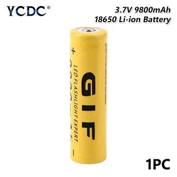 2 BUC YCDCGIF Baterie 18650 3.7 V 9800mAh Litiu Încărcare Baterii Reîncărcabile Li-ion Pentru Control de la Distanță Lanterna Jucărie