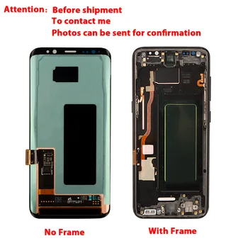 Pixeli morti Original, LCD Pentru Samsung Galaxy S8 G950 G950F G950FD LCD Touch Ecran Digitizor de Asamblare de Componente de Vanzare