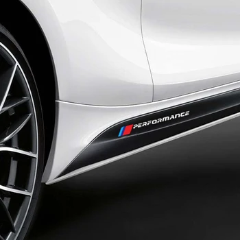 Autocolante auto M Performance Logo-ul pe Partea de Corp Dungi Fusta Autocolant Vinil Decal Pentru BMW F30 F31 F32 F33 F22 F23 F15 F85 F10 E60 E61