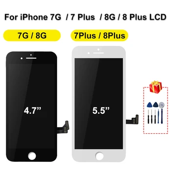 Pentru iPhone 7 7P 7 Plus Ecran LCD Display 3D Force Touch Digitizer Pentru iPhone 8 8P 8 Plus Display Piese de schimb