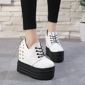 Panta cu femei pantofi noi coreeană versiunea impermeabil platforma pantofi cu talpi groase pantofi casual sălbatice student pantofi
