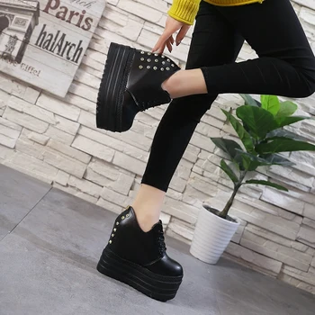 Panta cu femei pantofi noi coreeană versiunea impermeabil platforma pantofi cu talpi groase pantofi casual sălbatice student pantofi