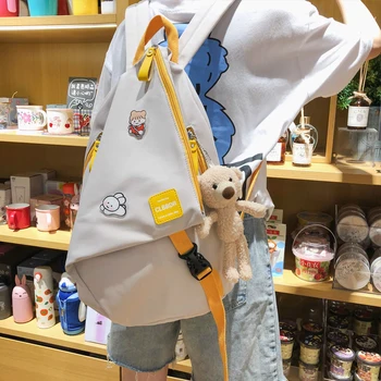 Japoneze Neregulate Ins Femei Rucsac pentru Fete Drăguț Mici Proaspete ghiozdanul Roz de Moda Umăr Bookbag Kawaii Rucsac Doamnelor