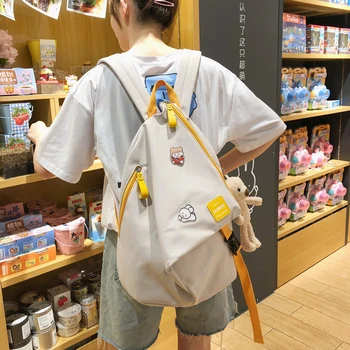 Japoneze Neregulate Ins Femei Rucsac pentru Fete Drăguț Mici Proaspete ghiozdanul Roz de Moda Umăr Bookbag Kawaii Rucsac Doamnelor