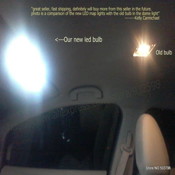 LED Lumini Auto de Interior Pentru Bmw x1 e84 10-12 camera dome harta lectură piciorul ușa lampa de eroare gratuit 11pc