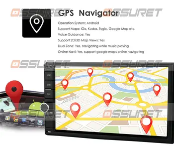 2Din Versiunea high, 2GB RAM+ 32GB ROM Android 10 7 inch Universal Radio Auto GPS Unitate Multimedia Player Pentru VW, Nissan, Kia