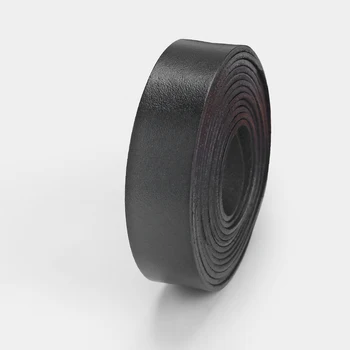 1meter 20mm Piele naturala Cablul Negru Culoare Maro deschis Plat din Piele de Cablu pentru Bratara Colier Bijuterii Accesorii