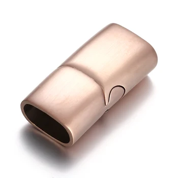 316L din Oțel Inoxidabil Magnetic Incuietoare Placat cu Aur Rose Periat Fixare Brățară DIY Bijuterii de Luare de Închidere Magnet Catarama