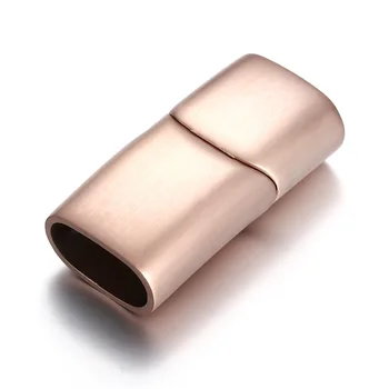 316L din Oțel Inoxidabil Magnetic Incuietoare Placat cu Aur Rose Periat Fixare Brățară DIY Bijuterii de Luare de Închidere Magnet Catarama