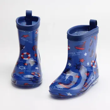 Pantofi pentru copii Noua Moda Clasic de Pantofi pentru Copii din Pvc Cauciuc Copii de Desene animate Pantofi pentru Copii Pantofi de Apă Impermeabil cu Cizme de Ploaie