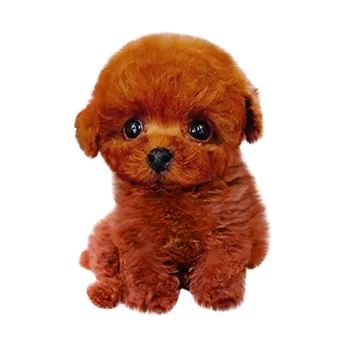 Animale De Desene Animate Calitate De Câine Jucării De Pluș Realist Teddy Câine Lucrate Manual, Realist Figura Jucărie De Câine De Pluș Umplute Anim Păpuși Jucării Copil