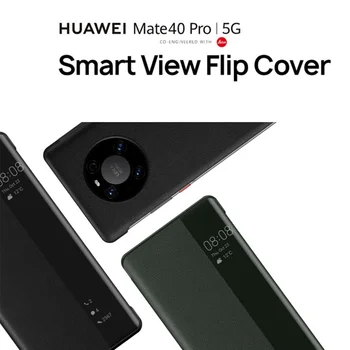 Original Huawei Smart View Telefonul de pe Capac Capac Protecție Pentru Mate 30/30 Pro/Mate 40/40 pro/Mate 40 pro plus Flip caz de Somn Auto