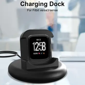 Dock de încărcare Pentru Fitbit Versa3/Sens Ceas Inteligent Încărcător Stație de Bază Portabil USB Încărcător Ceas Cablu Adaptor