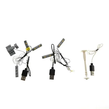 USB Alimentat LED Lighting Kit pentru Librărie 10270 (Doar LED-uri de Lumină, Nici un Bloc de Kit)