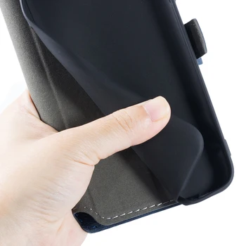 Piele PU Caz Telefon Pentru Umidigi A7 Pro Caz Flip Pentru Umidigi A9 Pro Fereastra de Vizualizare Cartea Caz Moale TPU Silicon Capac Spate