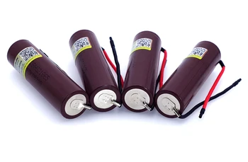 2 BUC/lot Liitokala noi HG2 18650 3000mAh baterie 18650HG2 3.6 V de descărcare de gestiune 20A, dedicat baterii+DIY gel de Siliciu Cablu