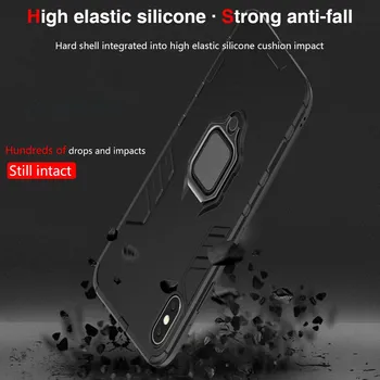 Coque Pentru iPhone XS Max Cazul Inel Magnetic Armura Cover Pentru iPhone 7 8 6 6S Plus Acoperi Caz Pentru iPhone XR X XS 8Plus Funda Coque