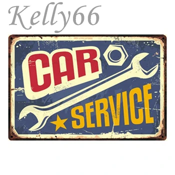 [ Kelly66 ] SERVICE AUTO Vintage din Metal Semn Tin Poster Decor Acasă Bara de Perete de Arta Pictura de 20*30 CM Dimensiune y-1252