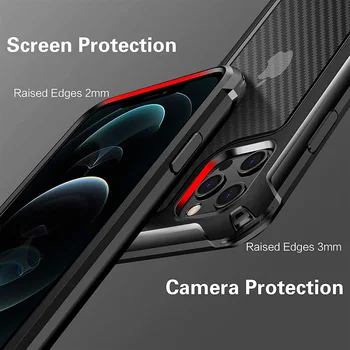 Grele Hibrid Caz de Protecție pentru Iphone 12 Pro Max Protecția Telefon Caz pentru IPhone 11Pro Max XR XS Max X 8 Plus