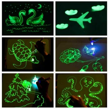 Lumină fluorescentă Art Jucarii Educative Placa de Desen Magic Pad Jucărie Oyuncak Brinquedos Jucarii pentru Copii Zero Pictura Jugetes