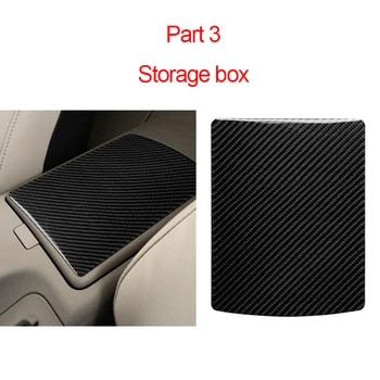 Fibra de Carbon de bord interior tapiterie auto echipament de depozitare cotiera cutie autocolant decorativ de interior ornamente pentru Nissan 350Z