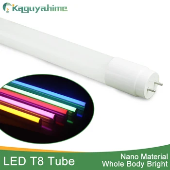 Kaguyahime RGB 360 de Grade Luminoase cu LED-uri Tub T8 Lumina 10w 220v 60cm 2Feet T8 LED Lămpi Fluorescente T8 Tub Albastru Rosu Roz Albastru