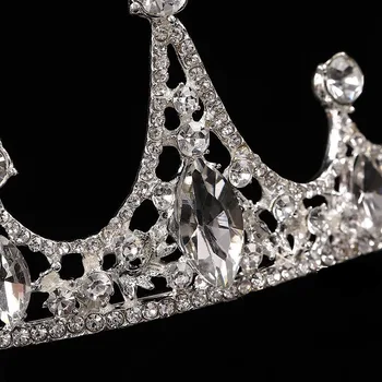 2020 Nou Elegant Miss Univers Mireasa Mireasa Diademe și Coroane Accesorii de Nunta Regina Cap Coroana de Păr Bijuterii Tiara Diadema