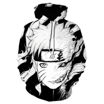 2020 Toamna Naruto Anime Bărbați Și Femei Hoodie Pulover Imprimare 3d Ninja Uchiha Tricou Barbati Toamna Iarna Haina