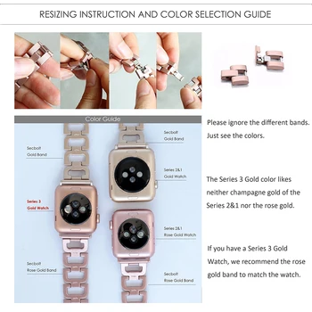 Femei Diamante curea pentru apple Watch serie se 6 5 3 4 40mm 44mm 38mm 42mm curea din Otel Inoxidabil iwatch Bratara apple watch band