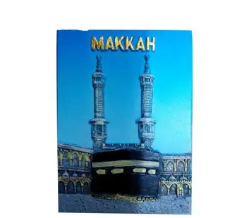 Makkah călătorie de suveniruri frigider autocolante