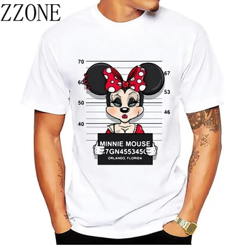 2020 Nou Câine de Desene animate tricou Masculin desen Animat Mouse-Top Casual de Vara Gât Rotund Tricou Confortabil Moale Print Hip-hop-ul T-shirt