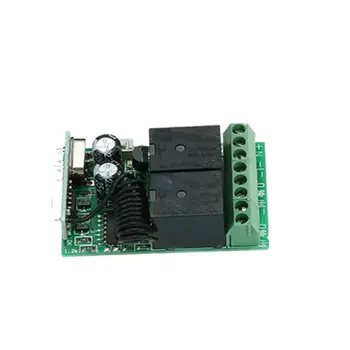 Fără fir de Control de la Distanță Comutator RF 433Mhz AC 220V 2 CANALE Releu Modulul de Receptor și de Învățare Cod Emițător de la Distanță de Control A1