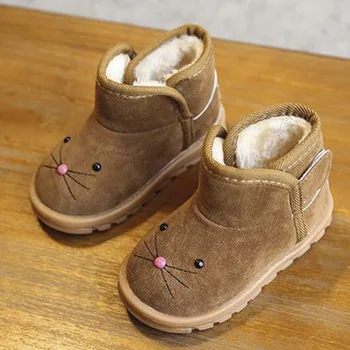 Copii Cizme De Zapada Desene Animate Fete De Zăpadă Cizme Pantofi De Bumbac Plus De Catifea, Pantofi Pentru Copii Cizme Glezna