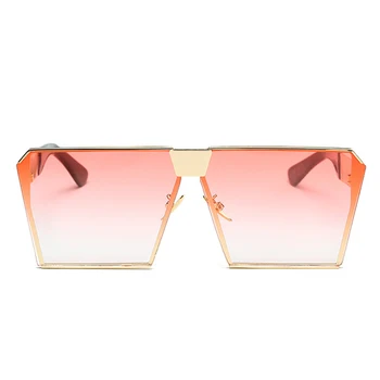 FATA ROYAL Square ochelari de Soare pentru Femei Brand Nou Designer Oglindă Ochelari Scut stil Vintage Supradimensionat ochelari de Soare de sex Feminin ss165