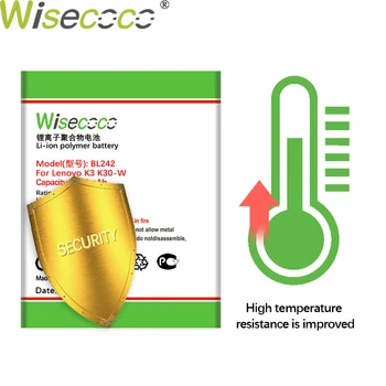 WISECOCO 4400mAh BL242 Bateriei Pentru Lenovo K3 K30-W K30-T A6000 A3860 A3580 A3900 A6010 A6010 Plus Telefon Mobil+Numărul de Urmărire