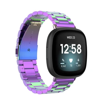 FIFATA Metalice din Otel Inoxidabil Curea de Ceas Pentru Fitbit-Versa 3/Fitbit Sens Ceas Inteligent de Înlocuire Pentru Fitbit Bratara Ceas