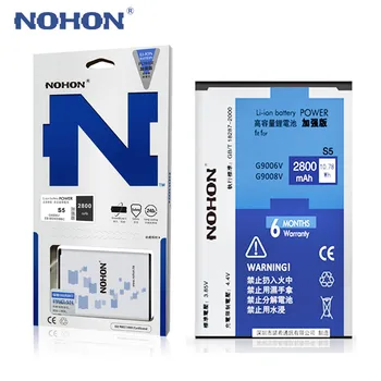 NOHON Baterie Pentru Samsung Galaxy S4 I9500 S5 G900 G9009D S6 Edge G925F S7 G930F S8 SM-G9508 Înlocuire Bateria Litiu-Polimer