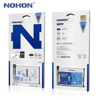 NOHON Baterie Pentru Samsung Galaxy S4 I9500 S5 G900 G9009D S6 Edge G925F S7 G930F S8 SM-G9508 Înlocuire Bateria Litiu-Polimer