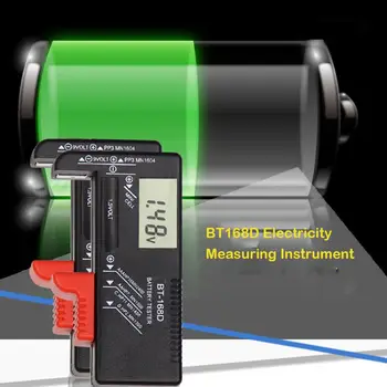 Digital portabil Capacitate Baterie Tester LCD Checker Acasă Instrumente de Măsurare pentru 9V AA 1.5 V AAA Cell C D Baterii BT168D