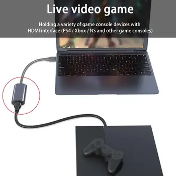 1080P USB placa de Captura Record de Joc Pentru Laptop Streaming Audio placa Video Plug-and-Play Live de Radiodifuziune HDMI, USB2.0