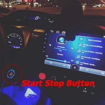 Auto Alarma Auto Start Stop Buton Pornire Motor Buton RFID de Blocare a Comutatorului de Aprindere Sistem de Intrare fără cheie Sistem Anti-furt