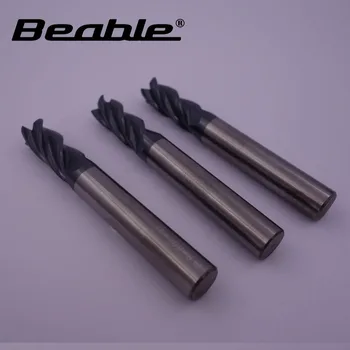 Beable instrumente 8*8*20*60 4 Flaut carbide cutter HRC45 8mm end mill-cutter pentru frezat metale mașini-unelte de frezat instrument cnc biți