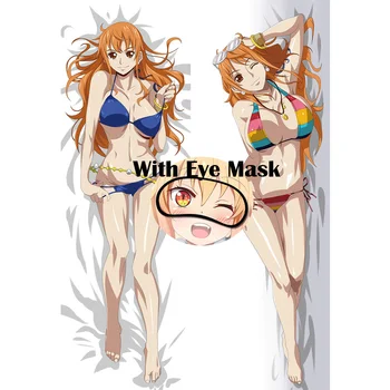 Otaku-O singură BUCATĂ Nami Sexy Fata de Perna Caz Anime Dakimakura Waifu Corpul Decor Acasă Timp de Pernă Pernă Masca pentru Ochi