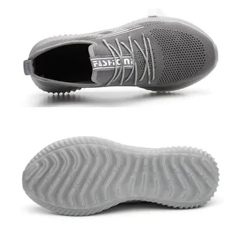 Siguranță Pantofi De Lucru Pentru Bărbați Bombeu Metalic Cizme De Construcție Pantofi Cizme De Siguranță De Lucru Anti-Zdrobitor Chaussure Securite Homme