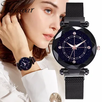 Femei Ceas Magnet Catarama Cerul Înstelat Femei Ceasuri de TOP de Brand de Lux Doamnelor Ceas Cuarț relogio feminino reloj mujer 2019 NOI
