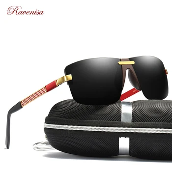 Ravenisa cele mai Recente de Calitate Polarizat ochelari de Soare Barbati de Moda de Brand Nou pentru Bărbați ochelari de Soare UV400 Pentru bărbați oculos picătură de transport maritim
