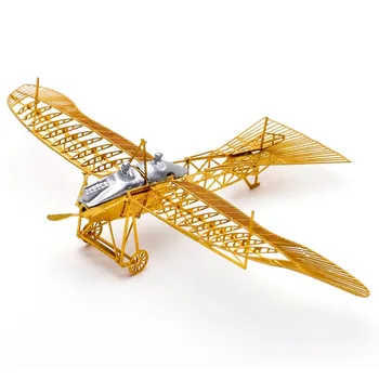 1/160 Etrich Taube Austro-ungar Scară Alama Gravat Model Kit Avion 3D DIY Metal Puzzle Miniatură Jucărie pentru Adulți Hobby Despicare