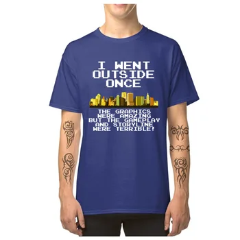 Se Potrivesc subțire pentru Bărbați T-Shirt Gamer Tricou am Ieșit Afară după ce Amuzant Spunând Tabără Camasi de Vara Topuri de Vara Maneca Scurta Scrisoare