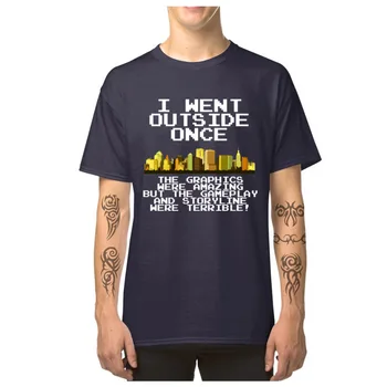 Se Potrivesc subțire pentru Bărbați T-Shirt Gamer Tricou am Ieșit Afară după ce Amuzant Spunând Tabără Camasi de Vara Topuri de Vara Maneca Scurta Scrisoare