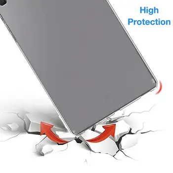 TPU case pentru Samsung Galaxy Tab S6 Lite 10.4 inch SM-P610 SM-P615 Transparent, rezistent la Șocuri Tableta Moale Capacul din Spate Pentru S6 lite 2020